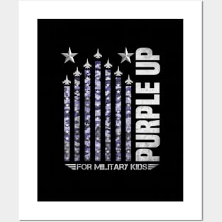 Purple Up Tribute For Military Posters and Art